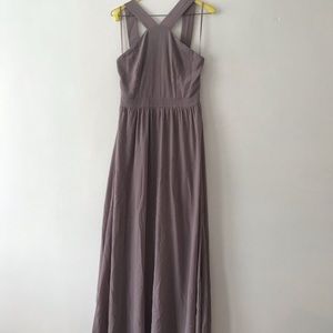 Lulu’s dusty purple bridesmaid dress